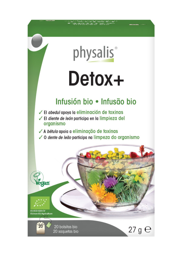 Infusión Herbal Orgánica Physalis Detox+ 20 sobres