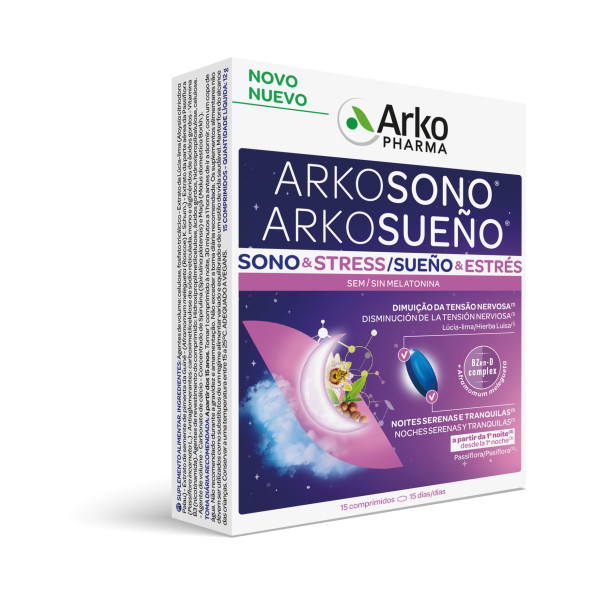 Arkosono Sueño y Estrés (15 comprimidos)