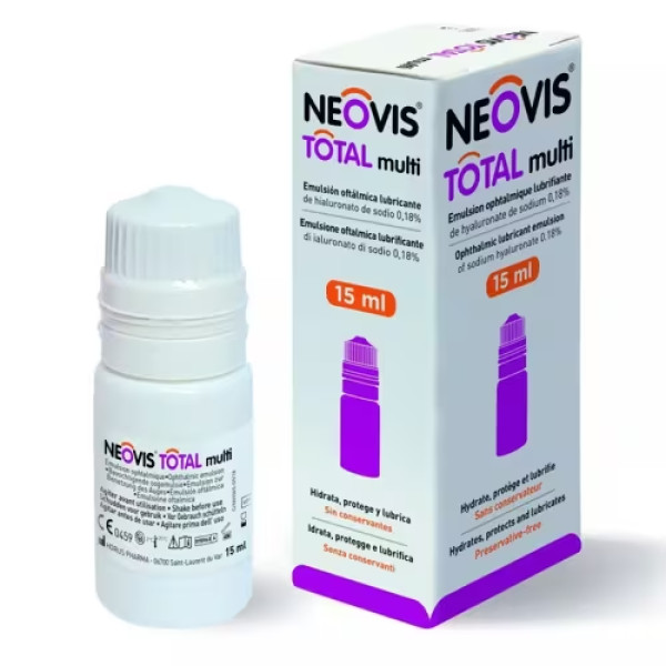Neovis Total Multi Emulsão Oftalmica Lubrificante 15ml
