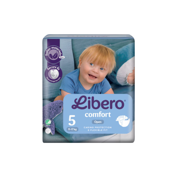 Libero Comfort_Tamaño 5_ Pañales_ 11-17kg (x22 unidades)