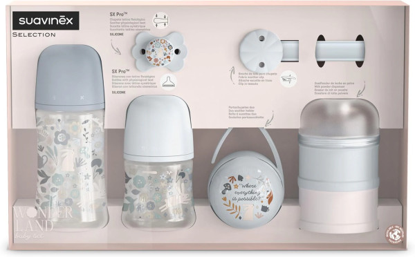 Suavinex Select Welcome Baby Set Wonderland Cinza