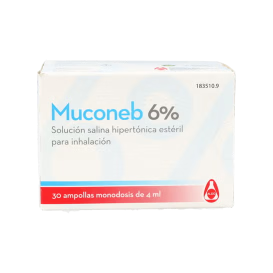Muconeb 6% Solução Salina Hipertónica 4ml x (30 ampolas)