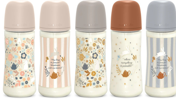 Biberón Suavinex Select Wonderland con tetina de silicona anticólicos - Grande - 360 ml - +6 meses