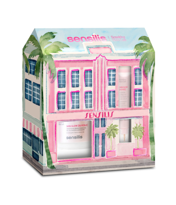 Sensilis Coffret Skin Glow Glycolic Gel - 50ml + Skin Glow K Eyes Creme Olhos  - 15ml