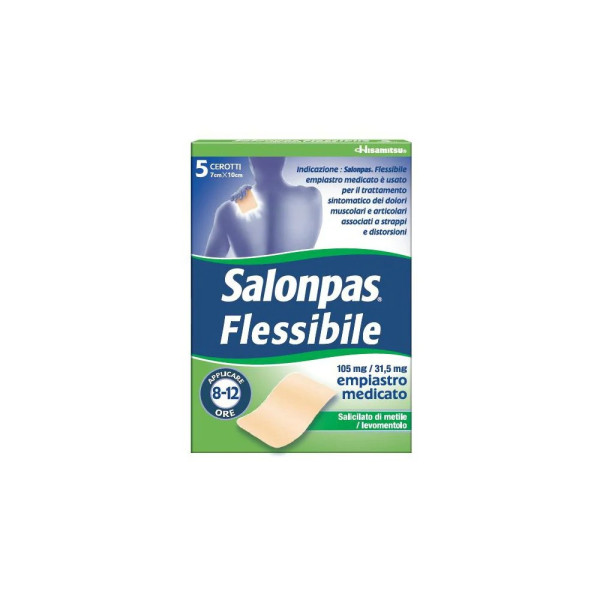Salonpas Pain Relief , 105 Mg + 31.5 Mg Saqueta 5 Unidade(S) Emplastro Médico