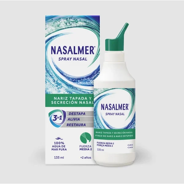 Nasalmer Spray Nasal Força Média 135Ml