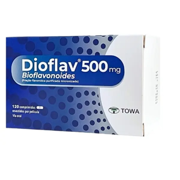Dioflav , 500 Mg Blister x 120 Unidade(S) Comprimidos Revestidos Pelicula