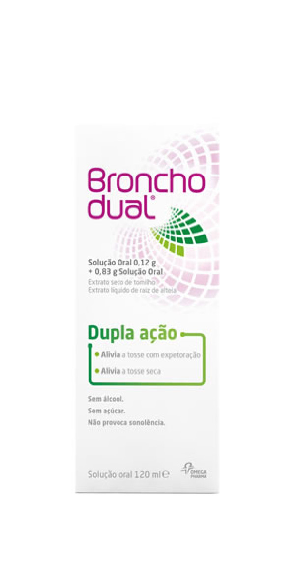 Bronchodual, 0,12+0,83g/15mL - 120ml solução oral