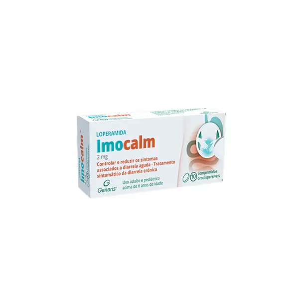 Loperamida Imocalm 2 mg x 10 comp orodispersível