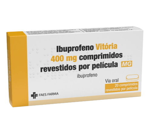 Ibuprofeno Vitória 400mg x 20 unidades