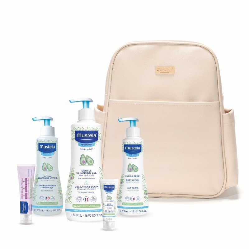 Kit de Bolso de Maternidad Mustela Beige