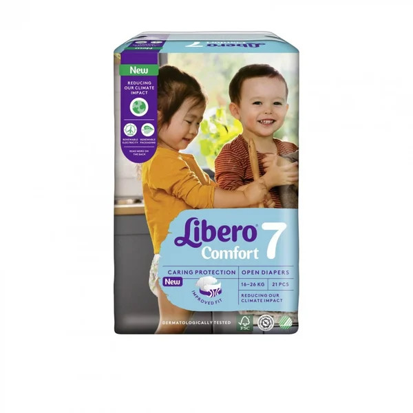Libero Comfort_7_ Pañales_ 16-26kg (x20 unidades)