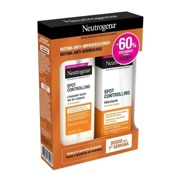 Hidratante Neutrogena Visibly Clear - 50 ml + Gel Limpiador - 200 ml