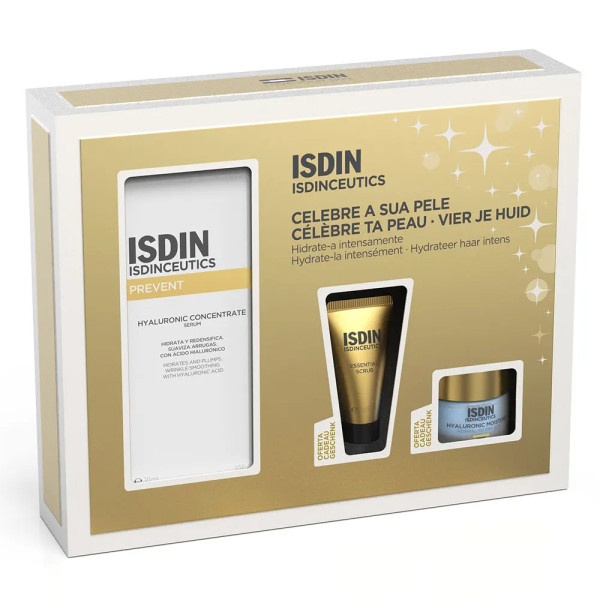 ISDIN Isdinceutics Pack Hydrating - Isdinceutics Hyaluronic Sérum - 30ml + oferta Essential Scrub - 15g + Hyaluronic Moisture - 8g