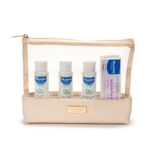 Kit Mustela Essential Baby Bag Beige