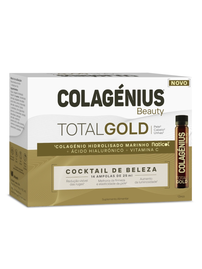 Colagenius Beauty Total Gold - 25ml (x14 ampolas)