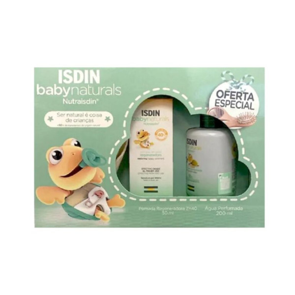 ISDIN Baby Natural Agua perfumada - 200ml + Pomada Zn40 - 50ml