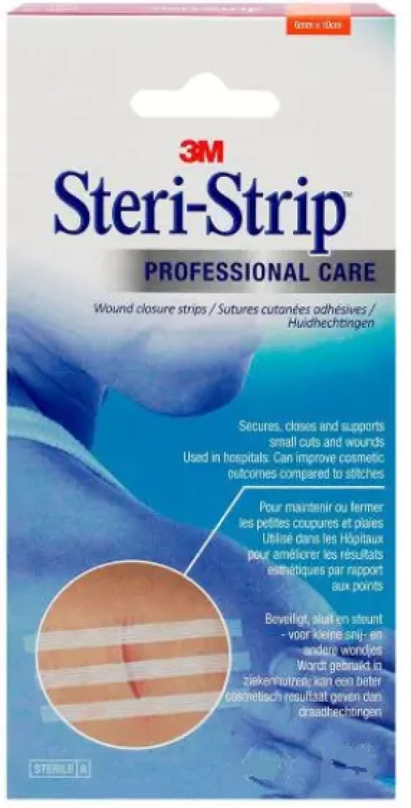 Steri Strip Fita Sutura - 6x100 mm (x10 unidades)