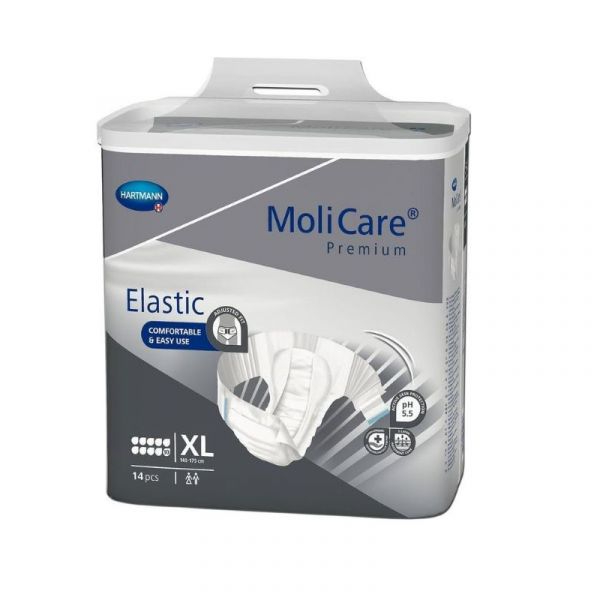 Molicare Elastic Fraldas_ 10 Gotas_Tam XL (x14 unidades)