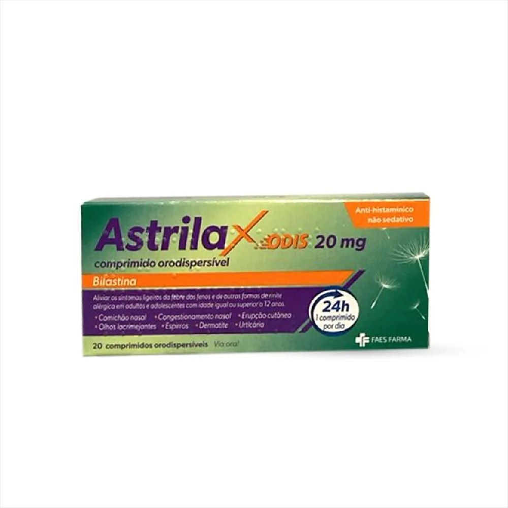 Astrilax Odis 20 mg (x20 comprimidos Orodispersiveis)