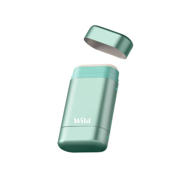 Wild Deo Natural Caixa+Recarga Algodão fresco e Sal marinho