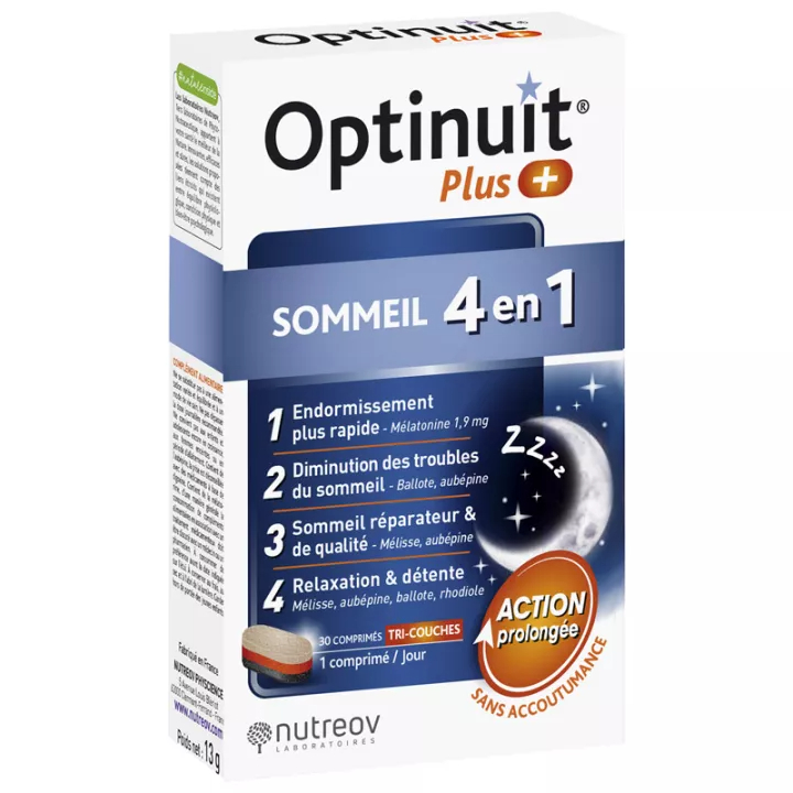 Optinuit Plus+ Triple Acción Sueño (30 comprimidos)