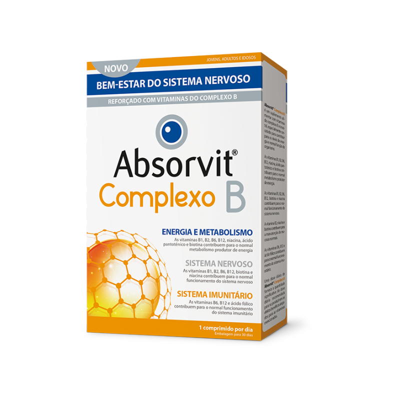 Complejo B Absorvit (30 comprimidos)