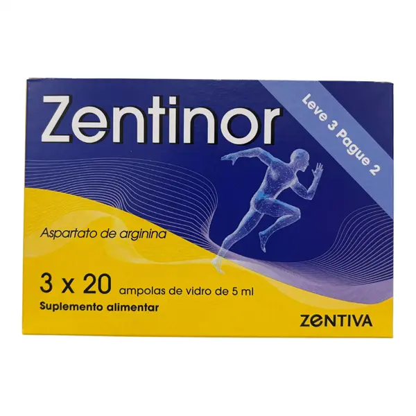 Zentinor solução - 5ml (3x20 ampolas)