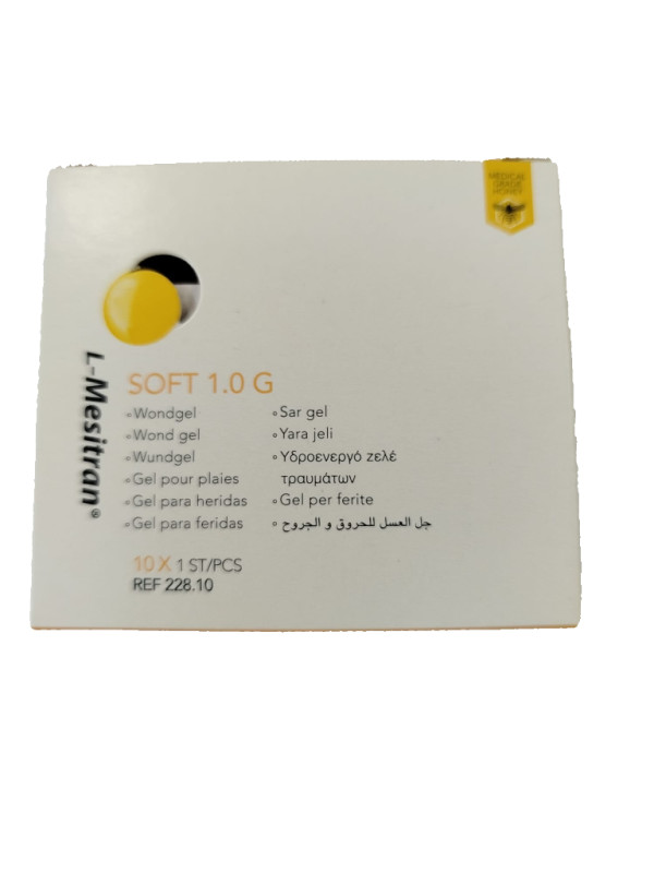 L-Mesitran Gel Macio para Feridas - 1,0g (10 unidades)