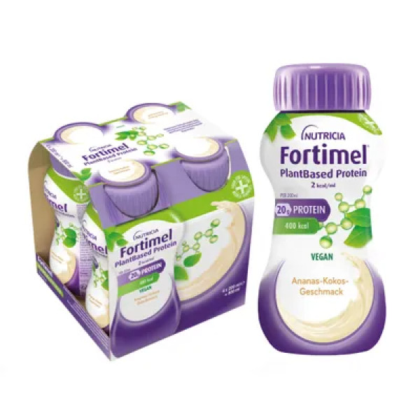 Proteína vegetal Fortimel Piña/Coco - 200 ml (4 unidades)