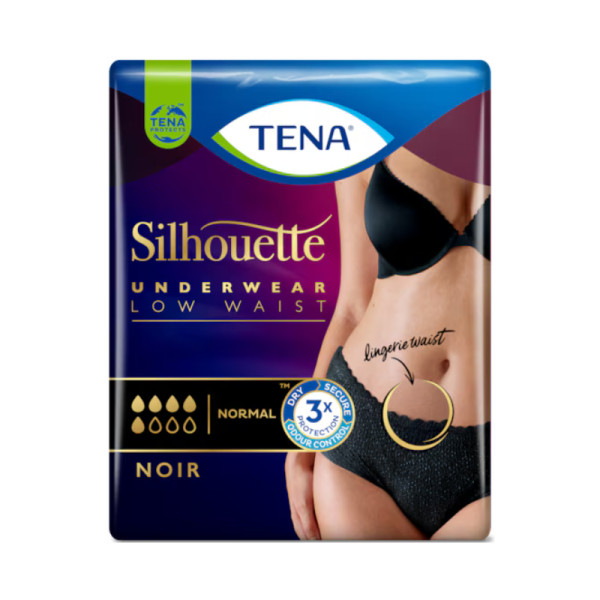Braguita negra Tena Silhouette - M - Cintura baja (12 unidades)