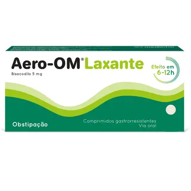 Aero-Om Laxante - 5 mg (x40 comprimidos Gastrorresistentes)