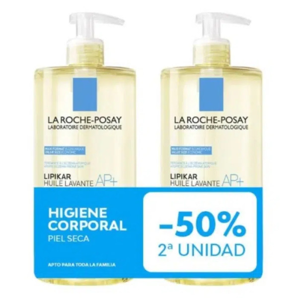La Roche-Posay Lipikar Aceite Limpiador AP+ - 1L (PAck Duplo)