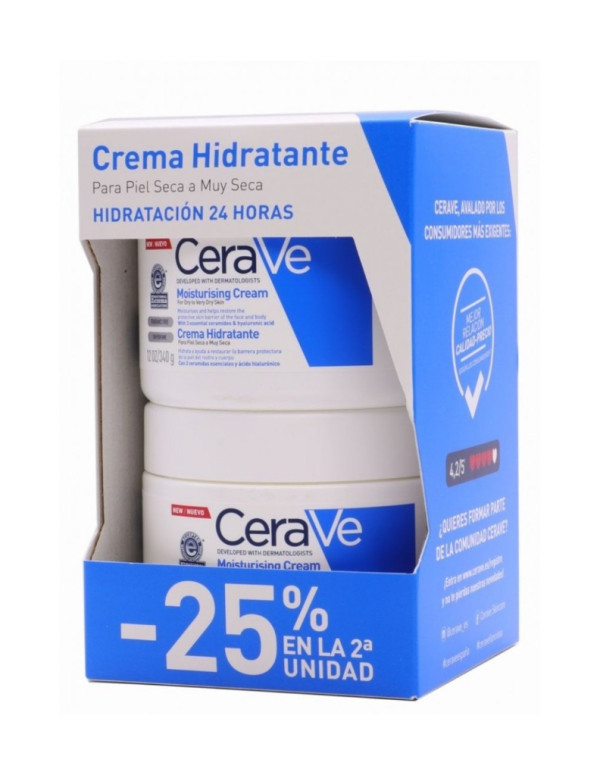 Cerave Creme Hidratante - 340G (Pack Duplo)