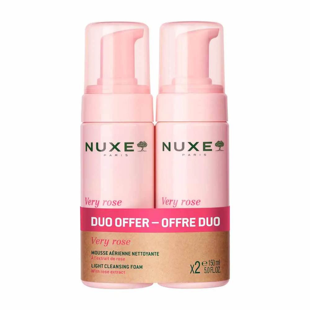 Nuxe Very Rose Espuma Limpeza - 150ml (Pack Duplo)