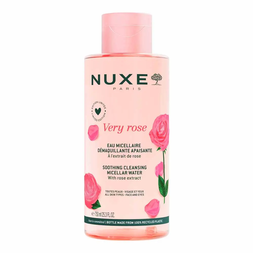 Nuxe Very Rose Agua Micelar Desmaquilhante Calmante - 750Ml