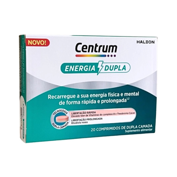 Centrum Energia Dupla x 20 comprimidos
