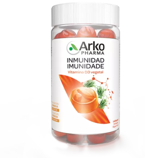 Arkogummies Inmunidad Gomitas de vitamina D3 x60