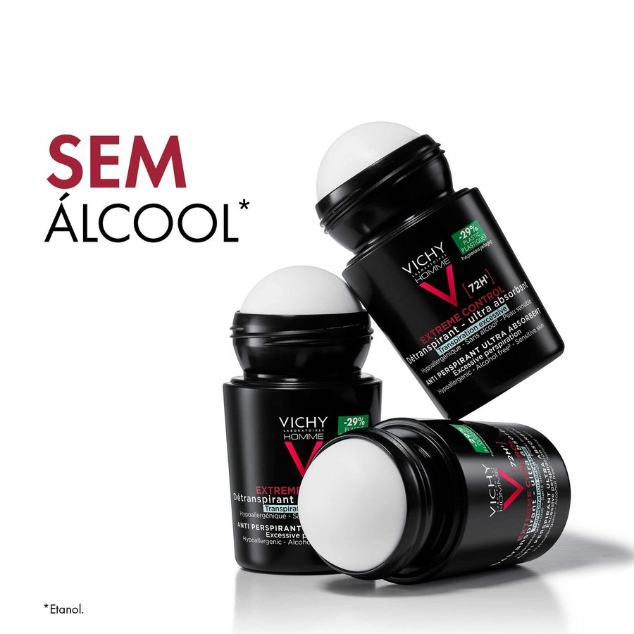 Vichy Homme Deo Rollon 72H 50ml X 2 50% de descuento en la 2ª unidad