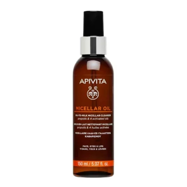 Leche Micelar Apivita para Rostro, Ojos y Labios 150ml
