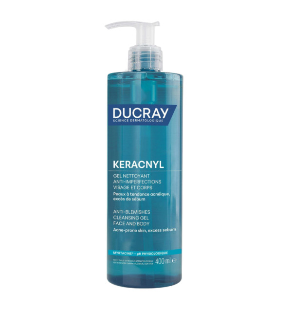 Ducray Keracnyl Gel Limpeza Anti-Imperfeições 400ml