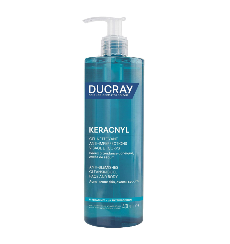 Gel limpiador antiimperfecciones Ducray Keracnyl 400 ml