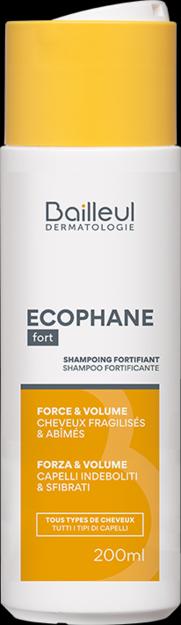 Ecophane Biorga Champú Fortificante  200ml Embalaje promocional