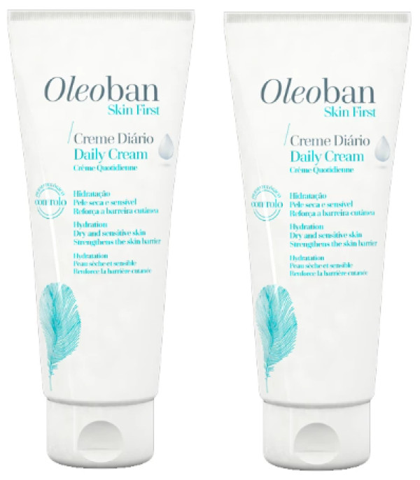 Crema Hidratante Diaria Oleoban 200g x 2 70% de descuento en la segunda unidad
