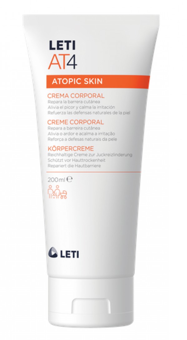 LetiAt4 Creme Corporal Pele Atópica - 200ml