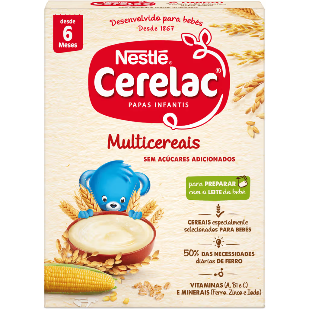 Cerelac Papa Não Lactea Multicereais 160G 6M+