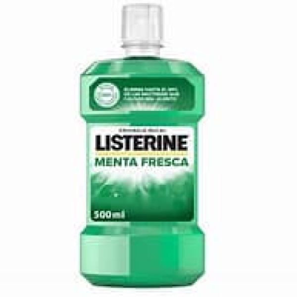 Listerine Menta F Elixir Menta Fresca 500ml
