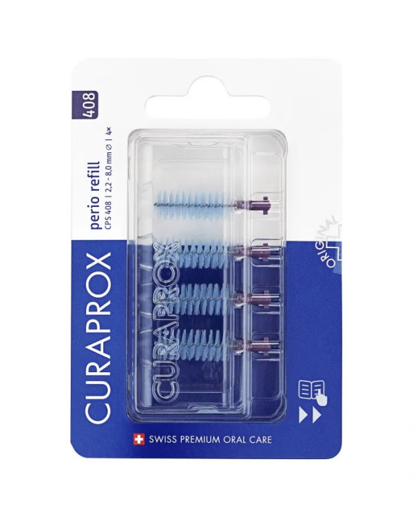 Curaprox Perio Escovilhões Refill Cps 408 X4