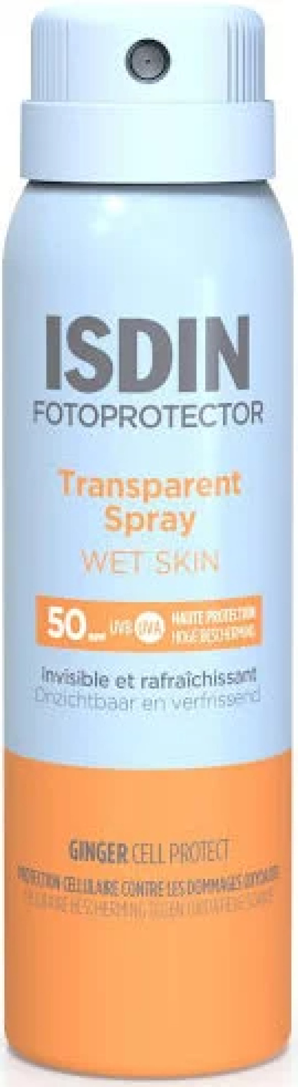 ISDIN Fotoprotetor Transparent Spray Wet Skin SPF50 100Ml