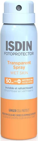 Isdin Fotoprotetor Transparent Spray Wet Skin SPF50 100Ml